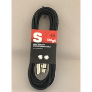 Belgian Brand Stagg S Series Anti-Collision Wire 6M 6M XLR Microphone Audio