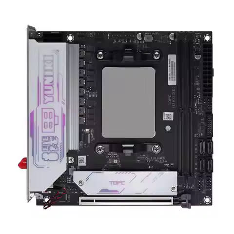 Topton AMD Ryzen 9 8945HX R7 7745HX 4-Bay NAS Motherboard 2*M.2 NVMe 4*SATA PCIe4.0X16 2.5G LAN WiFi
