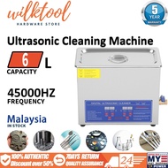 WilkTOOL' 6L Ultrasonic Cleaning Machine High Frequency Vibration 45000Hz Wash Cleaner Washing Jewel