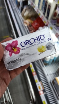 ecook เนย แท้ สีเงิน ขนิดก้อน รสจืด orchid pure creamery butter unsalted 227g