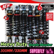 Superfly Heavy Duty Scooter Absorber Adjustable 300mm 330mm Vario Ego Egos Ego Lc Solariz Avantiz Gear Beat Icon