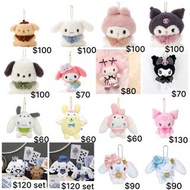 ‼️現貨‼️ *多圖* [Sanrio]吊飾 毛公仔 扭蛋 貼紙 鎖匙扣 盒蛋 景品 髮夾 袋 TOTE BAG STICKER Kuromi Melody 布甸狗 Pompompurin CK鼠 水