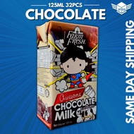 Farm Fresh Milk UHT Susu Coklat (Chocolate Milk) 125ml 32pcs for Kids