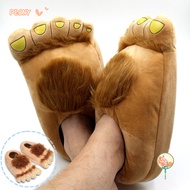 PeonyMY Novelty Winter Hobbit Plush House Slippers - Sizes 36-42, Soft & Warm for Men and Women