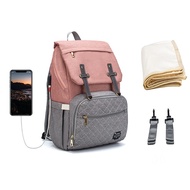 Lequeen Backpack Diaper Bag Baby Care Moms and Dads Backpack Multifunctional Baby Maternity Nursing 