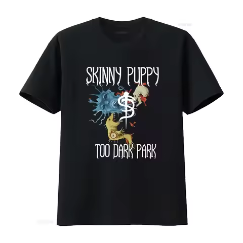NWT Skinny Puppy Too Dark Park Canadian Industrial Music Group T Shirt S 4XL vintage Washed Top For 