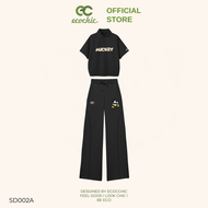 [Nhập mã LAZSOCIAL99 30% tối đa 99k]Set Bộ Mickey ECOCHIC Set Bộ Cao Cấp Áo Khoá Kéo Quần Dài Chất L