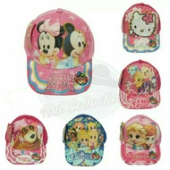 Toddler Baseball Caps with Frozen, Chibi Pony, Princess Characters, etc.