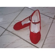 MERAH Red chandra ballet shoes ballet shoes/