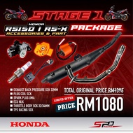 RS150 RS-X Stage 1 Package / Exhaust Pipe / Plug Coil / Spark Plug / ECU / ThrottleBody 32 / 34 MM / TPS 3 IN 1 Racing F