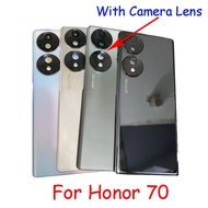 TOP AAAA Quality for Huawei Honor 70 5G FNE-AN00 FNE-NX9 Back Battery Cover with Camera Lens Housing