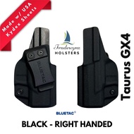 Bluetac IWB Concealment Kydex Holster for Taurus GX4 Black - Right Handed / Red Dot Compatible / Cas