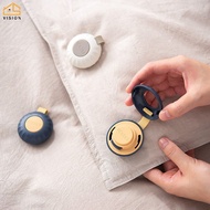 Vision 4Pcsผ้าปูที่นอนที่หนีบผ้านวมที่รั้งผ้าปูที่นอนที่ยึดจับคลิปแขวนสายรัดAnti-ย้ายผ้านวมยึดFixerก