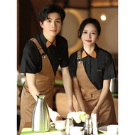 Ai2 Front Desk Workwear Blouse - Short Sleeve Summer Shirt for Restaurant Staff