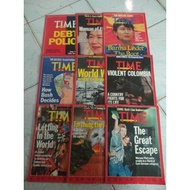 Time Magazine, preloved,9 books, July-Sept 1989