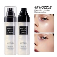 Star Flash Quicksand Makeup Setting Spray,Long-Lasting Makeup Fixer,Matte & Dewy Finish,Oil Control 