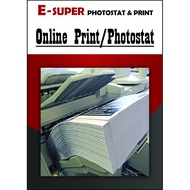 Online Printing Service | A4 Black & White Double Sided | Print | Photocopy | Photostat | Book Print