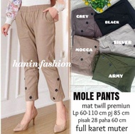mevin pants celana wanita panjang fariasi kancing kaki mole pants celana kekinian terbaru celana ker