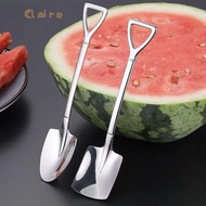 COD Stainless Steel Shovel & Point Watermelon Spoon/Ice Cream Dessert Restaurant Tableware Claire