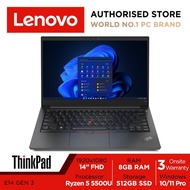 Lenovo ThinkPad E14 Gen 3 | 20Y700DMSG | 14" FHD | Ryzen 5 5500U | 8GB DDR4 RAM | 512GB SSD | Win10/11 Pro | 3Y Onsite
