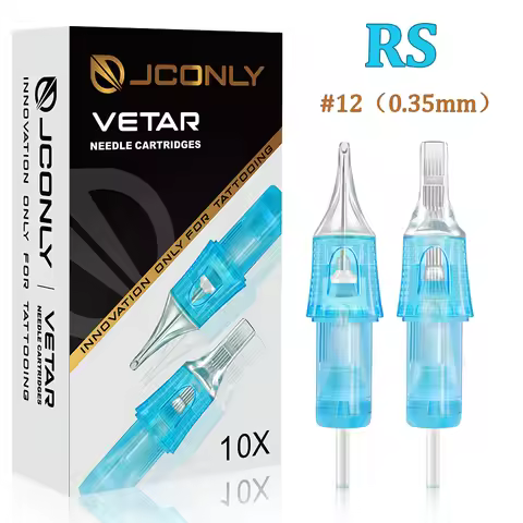 JCONLY VETAR Cartridge Tattoo Needles 3 5 7 9 11RS Disposable Sterilized Safety Tattoo Needle for Ta