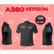 Airbus A380 Embroidered Polo Shirt