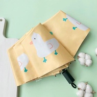 High Quality Foldable Umbrella in Cute Yellow Duck Shape