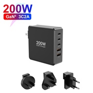 200W Gallium Nitride GaN Charger CE Authentication200W Desktop Adapter5Mouth3C2A New PD Charger HKWV