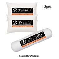 [CBM] PACKAGE 3pcs Brandis pillows and bolsters, 100% silicone star hotel quality premiumOriginal