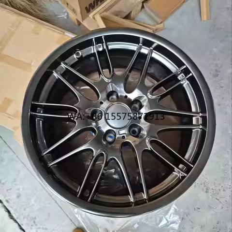 For TP Hot Sale Old Car Classic Alloy Car Wheel Rims 18 inch 8j 9.5j PCD 5X120 Hyper Black for CSL E