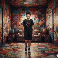 Who Iam Motif Children's Shorts Set 5-15 Years