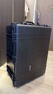 黑色拉桿附滾輪防水箱密封防潮相機儀器防護箱加厚手提戶外防爆
