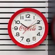 Seiko Coca-Cola Analogue Wall Clock QXA922R | Jam dinding