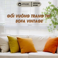 ETAMI pillowcases, sofa pillows, office square pillows 45*45 soft tici cotton, many colors pillow ca