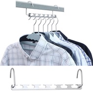 2 Pieces Space Saver Saving Wonder Metal Magic Hanger Clothes Closet Organize Hook