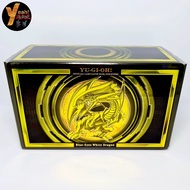 [Special Goods] yugioh Blue-Eyes White Dragon Premium Collectible Empty Box [Legendary Gold Box] - KONAMI - Imported