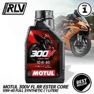 MESIN Motul 300V Motor Oil ROAD Racing 10W-40 1L Ester Core - 4T Racing Full Synthetic Engine Oil Lu