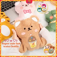 🥰500ML 300ML Portable Cute Hot Water Bag with Pocket / Period Pain Relieve / Handwarmer Tungku Air P