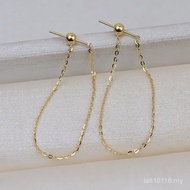 au2707 Cincin 7cm Emas Bahan DIY Benang Telinga Mutiara Boleh Digunakan Sebagai G18k 7.5 Juta Buatan