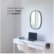 Elegance Mirror Oval 24X36 Black