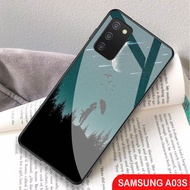 Softcase Glass Kaca  Samsung A03S - Casing Hp Samsung A03S - C12 - Pelindung hp  - Case Handphone - Casing Handphone Samsung A03S - Silikon handphone Samsung A03S