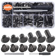 Chicago Screw Leather Rivets Assorted Screw Rivets M5 Chicago Binding Screws for Decorating PU Craft