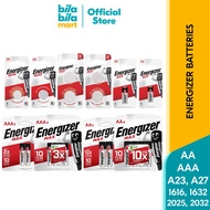 ENERGIZER Max Alkaline Batteries (A23, A27, AA, AAA, 2025, 2032, 1616, 1632) Long Lasting Battery Hi
