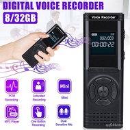 Professional Smart Digital Voice Activated Recorder Portable HD Sound Audio Recording Dictaone MP3 Recorder Player