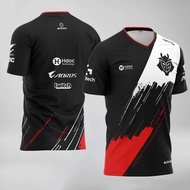 [Latest model] New Summer G2 Esports T-shirt Game LOL CSGO Team Uniform Men V-neck Top 2026