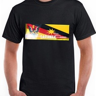 Sarawak t shirt flag Cotton  Jersey Tees Souvenir Gift