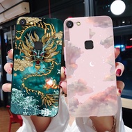 Casing VIVO 1718 VIVO V7 Phone Case Dragon Pattern Jelly Silicone Soft Smooth Protective Bumper Cover New Design