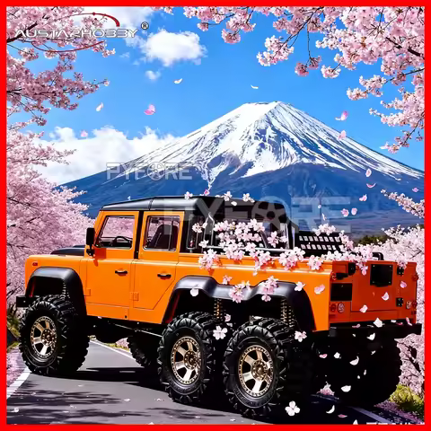 AUSTARHOBBY 1/10 AXX6 6X6 RTR 2.4GHz Hard Shell RC Crawler 6WD Off-Road Truck for Adults Kids