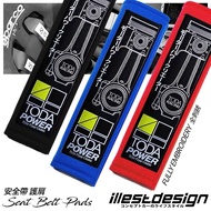 SG5 Autosports Seatbelt Shoulder Pads : Honda Civic FD2 Design. CIVIC FD2R FK8R FK2R FN2R FIT FREED 