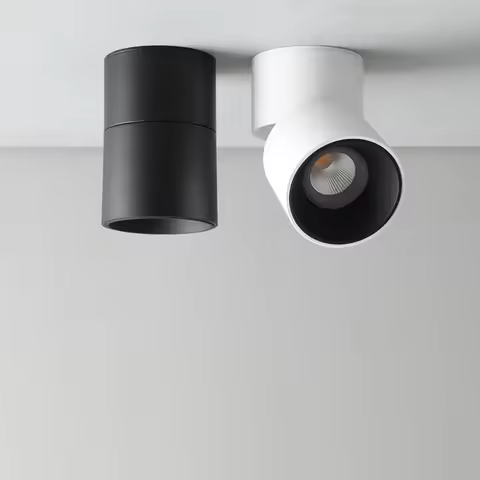 LED Spotlight 355° Rotation COB Ceiling Light 7W/9W/12W/15W Surface Mounted Downlight Modern Design 